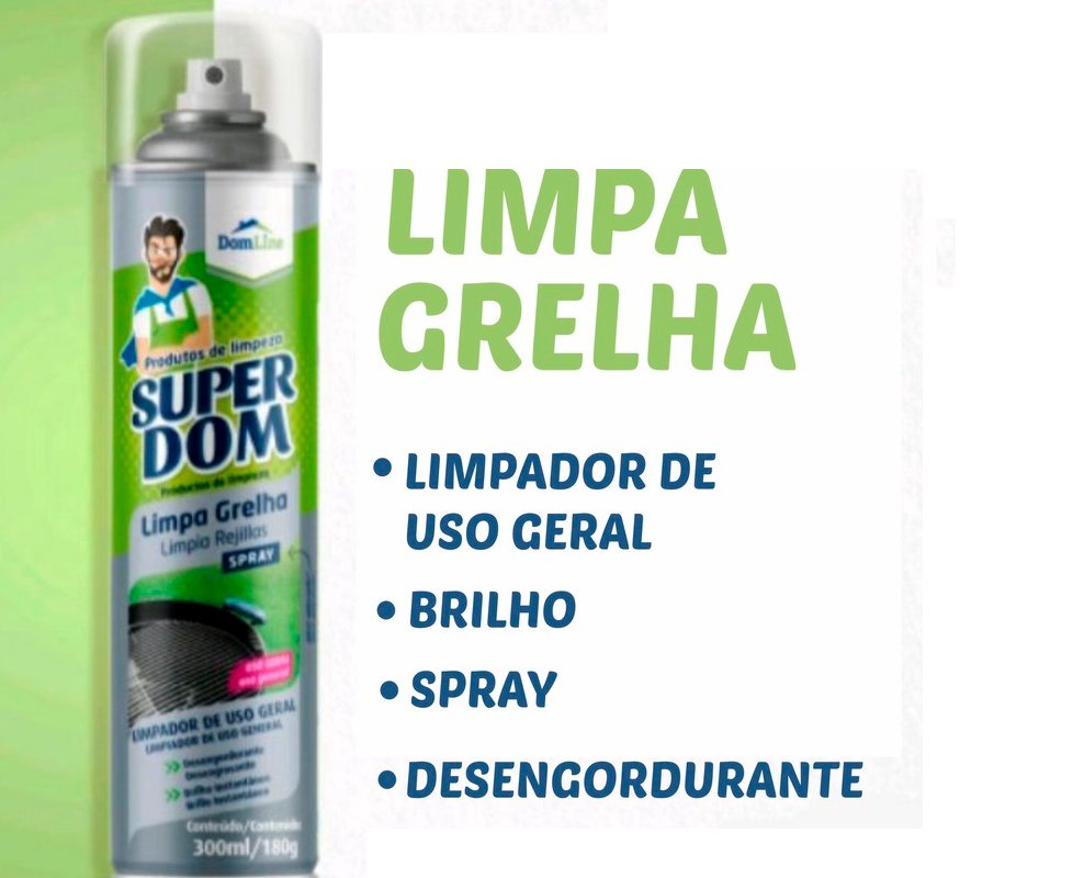Limpa Grelha Super Dom 300ml
